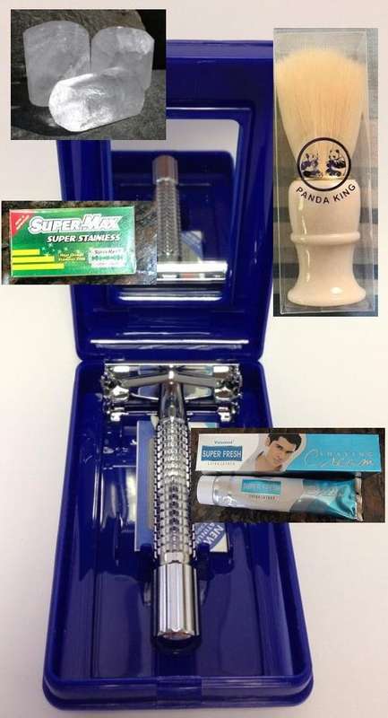 Traditional Wet Shaving Starter Kit (Weishi)
