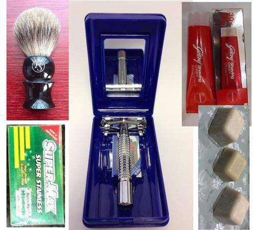 Traditional Wet Shaving Starter Kit (Godrej)