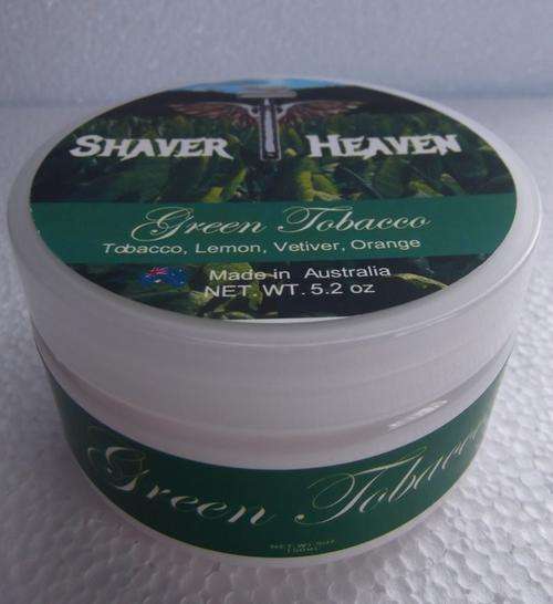 Shaver Heaven Green Tobacco Shave Soap