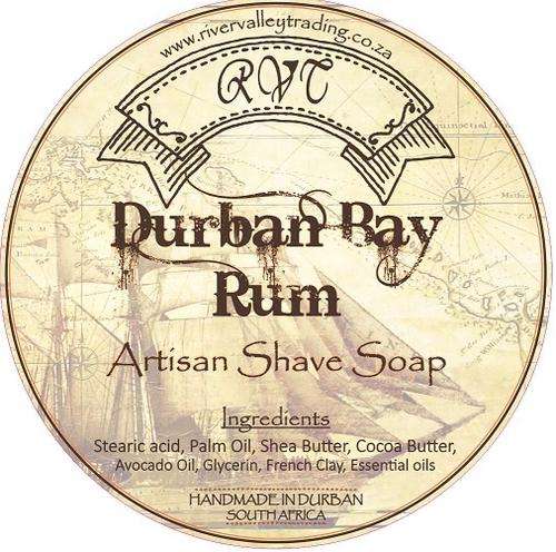 RVT 'Durban Bay Rum' Artisan Shave Soap (165g)