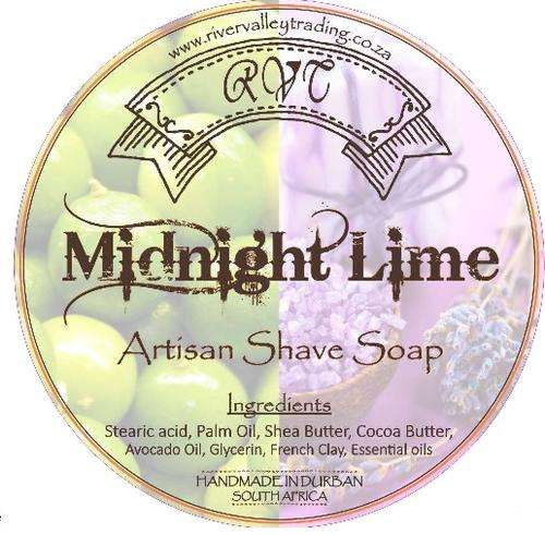 RVT 'Midnight Lime' Artisan Shave Soap