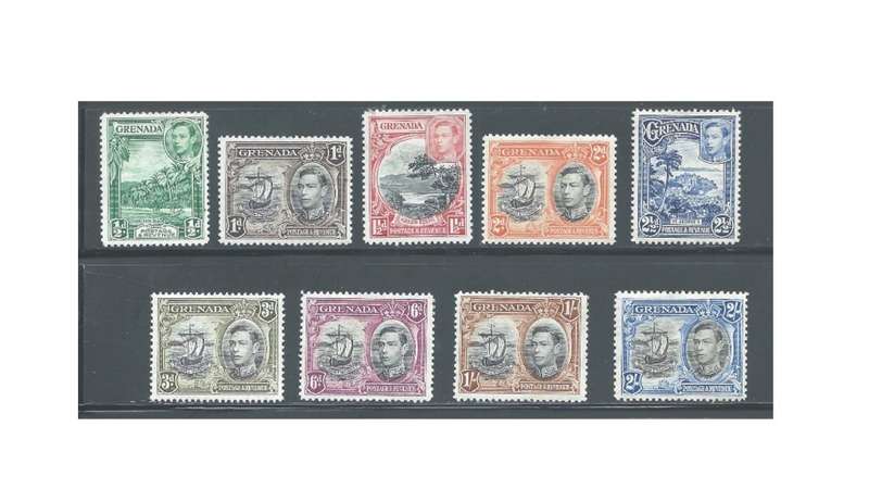 Grenada 1938-50 KGVI MM. SG (2008) Cat Value R880.