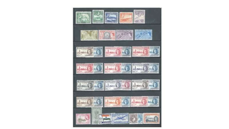 Colonial selection of various stamps MM