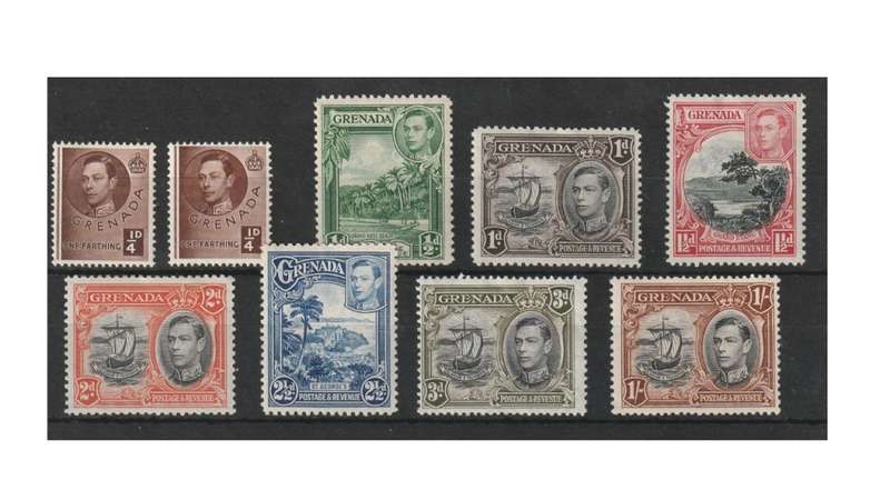 Grenada KGVI 1938-50 MM* SG (2008) Cat Value R277.