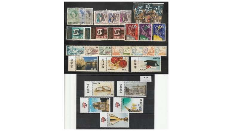 Malta Selection - Princess Elizabeth Set Used -  Balance Mint**.