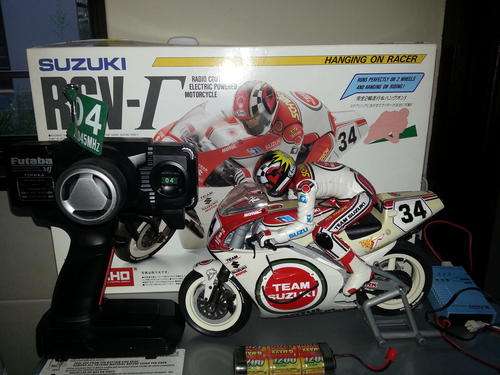 Kyosho Suzuki RGV-R Radio Controlled Electric Motorcycle