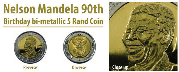 LOOK @ 30 X 90TH Birthday Mandelas in Zip lock bags (uncirculated)