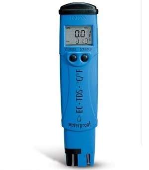 HANNA HI 98312 Waterproof EC/TDS/Temp Meter Tester -Useful for water management in Koi Ponds.