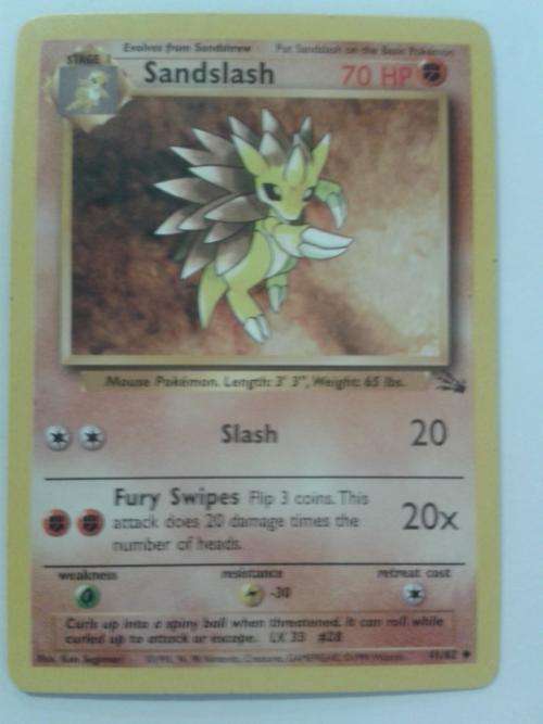Pokemon Sandslash 41/62 Uncommon
