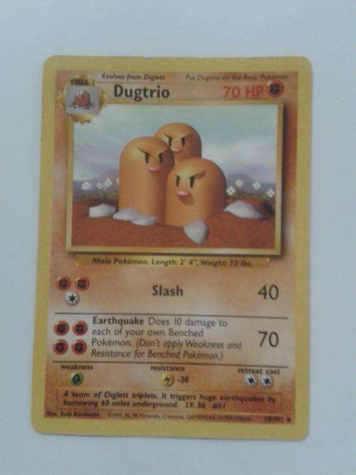 Pokemon Dugtrio 19/102 Rare