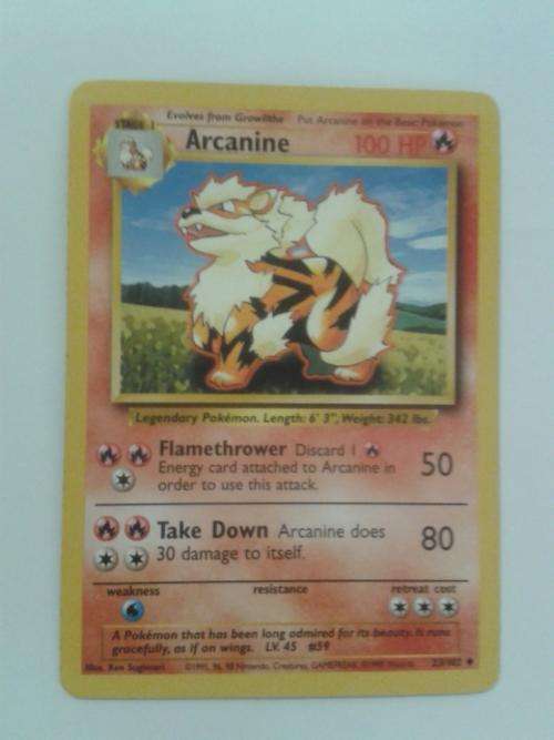 Pokemon Arcanine 23/102 UnCommon