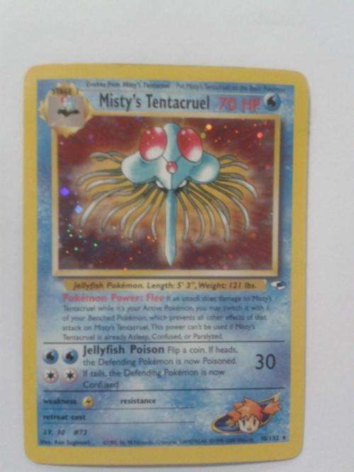 Pokemon Misty'sTentacruel 10/132 Rare Holo