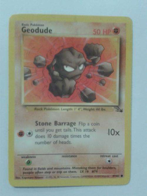 Pokemon Geodude 47/62 Common