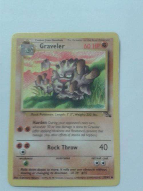 Pokemon Graveler 37/62 UnCommon