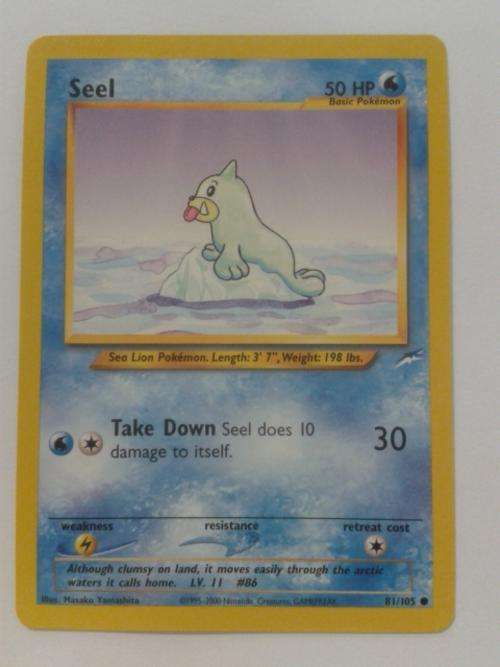 Pokemon Seel 81/105 Common