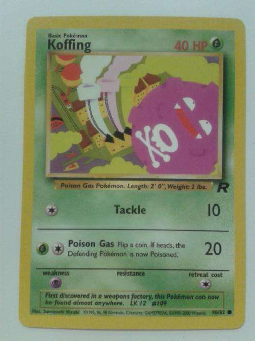 Pokemon Koffing 58/82 Common