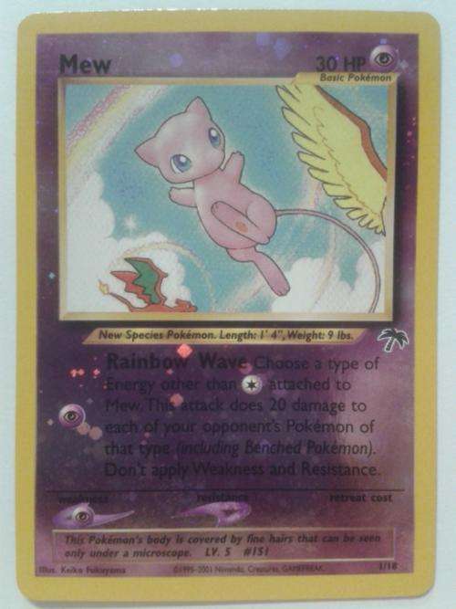Pokemon Mew 1/18 Reverse Holo