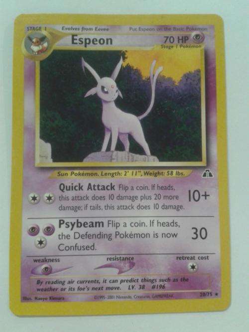 Pokemon Espeon 20/75 Rare