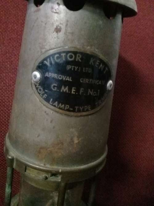 VINTAGE VICTOR KENT WOLF LAMP - TYPE 7 RMBS