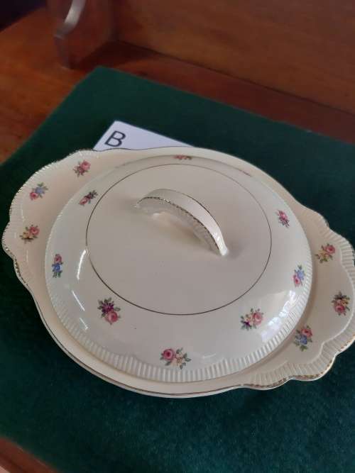 WOW! Set of 2 x Clarice Cliff c 1940`s Newport Potteries Tureen REGD 840076