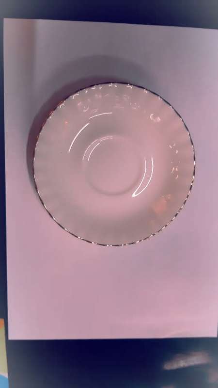 Royal Albert Val Dór Saucers - White