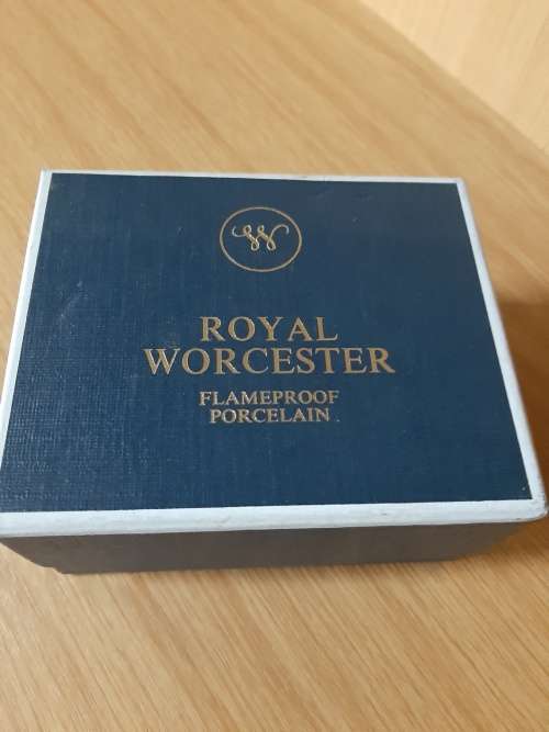 Boxed pair Royal Worcester Egg Coddlers
