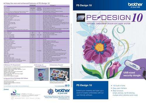 PE-DESIGN-10 Digitizing and Lettering Software ***Stock Clearance sale