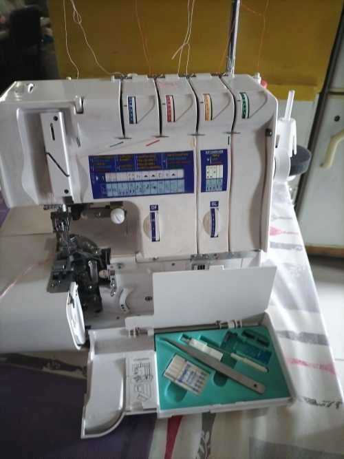 ELNA 845 COMBINATION OVER-LOCKER AND COVER SEAM MACHINE