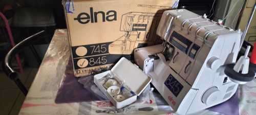 ELNA 845 COMBINATION OVER-LOCKER AND COVER SEAM MACHINE