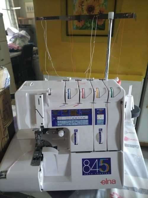 ELNA 845 COMBINATION OVER-LOCKER AND COVER SEAM MACHINE