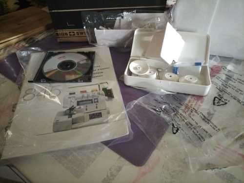 ELNA 845 COMBINATION OVER-LOCKER AND COVER SEAM MACHINE