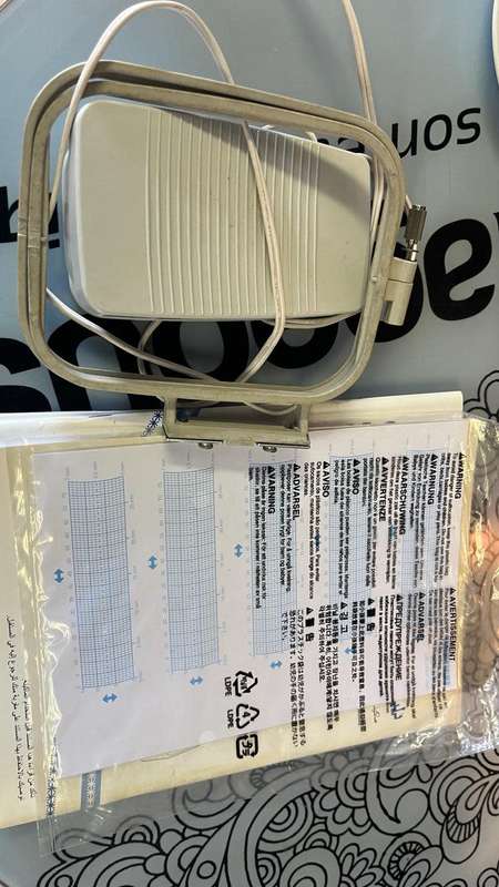 Brother NV180e USED sewing, quilting and embroidery machine. LOW STITCH COUNT