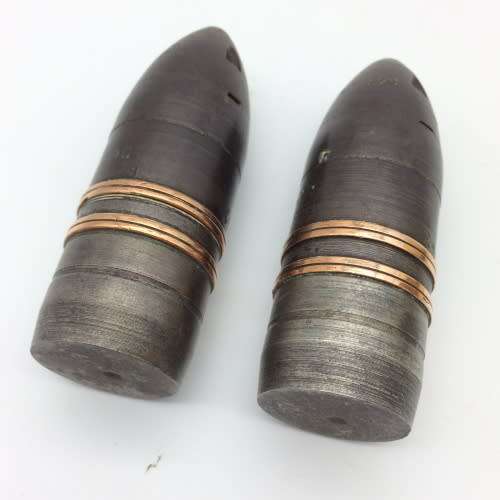 A Pair of Very Rare Boer War `Pom Pom` Shells