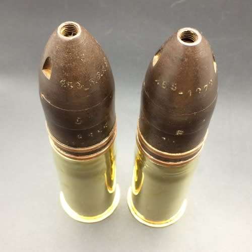 A Pair of Very Rare Boer War `Pom Pom` Shells