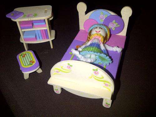 Mini Dream Home Furniture Craft Kit for Children - Bedroom 1
