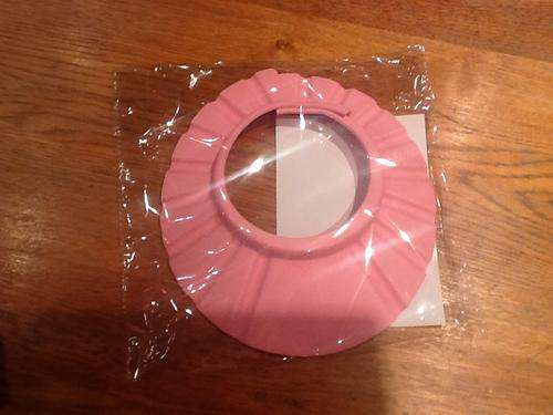 KIDDIES SHAMPOO CAPS - PINK - keep water and shampoo out of baby's and toddler's eyes and ears ...