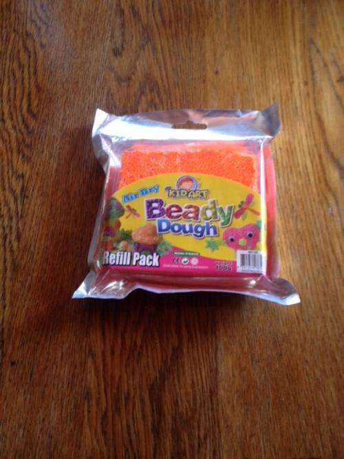 Beady Dough Air-Dry Clay - Orange