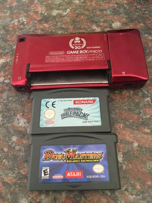 Collectable Nintendo GameBoy Micro Special 20th Anniversary