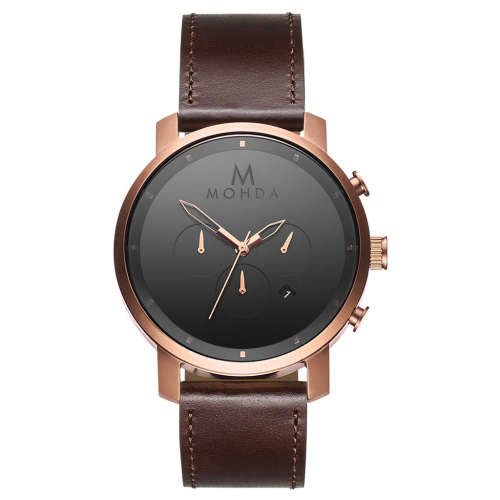 R6999 MOHDA ROSE GOLD CHOCOLATE - CHRONO