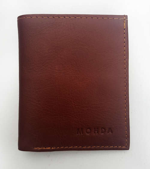 R1499 Genuine Tan Nappa Leather Mohda Classic Wallet