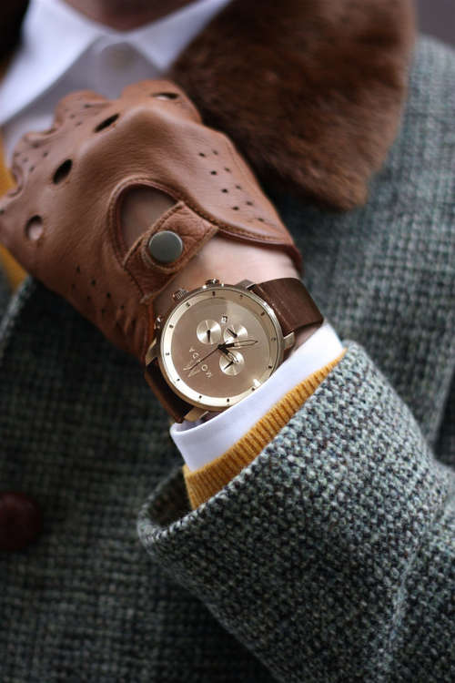 Mohda Silver Chocolate Chrono