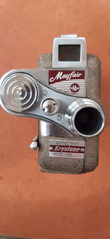 VINTAGE KEYSTONE MAYFAIR (Model K-55) 16mm Movie Camera