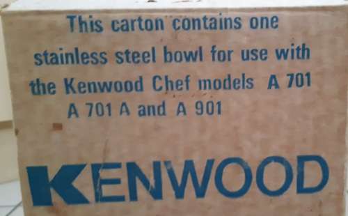 S /Steel Bowl for KENWOOD CHEF  ( Bowl No. A 18749 ) (unused)