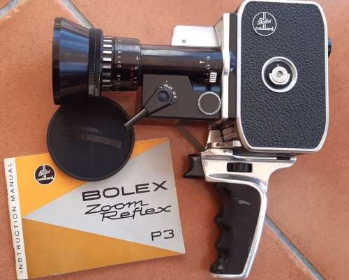 VINTAGE Bolex Paillard  Zoom Reflex P3 CINE CAMERA With Original Bag