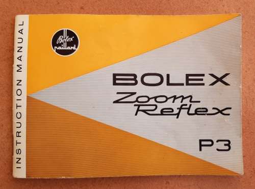VINTAGE Bolex Paillard  Zoom Reflex P3 CINE CAMERA With Original Bag