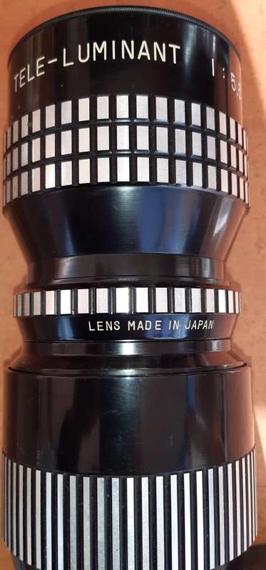 Vintage Musashino Koki Tele Luminant 400mm Camera Lens