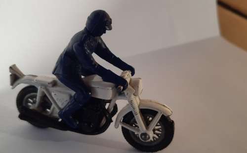 VINTAGE LESNEY HONDA 750  #33  with RIDER 1977 ( MADE IN ENGLAND)