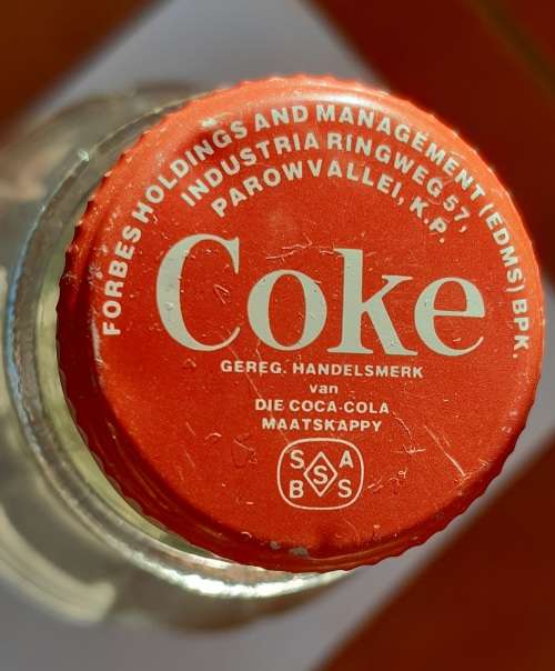 Vintage Collectible 1.5 litre Coke/Coca-Cola Glass Bottle English / Afrikaans