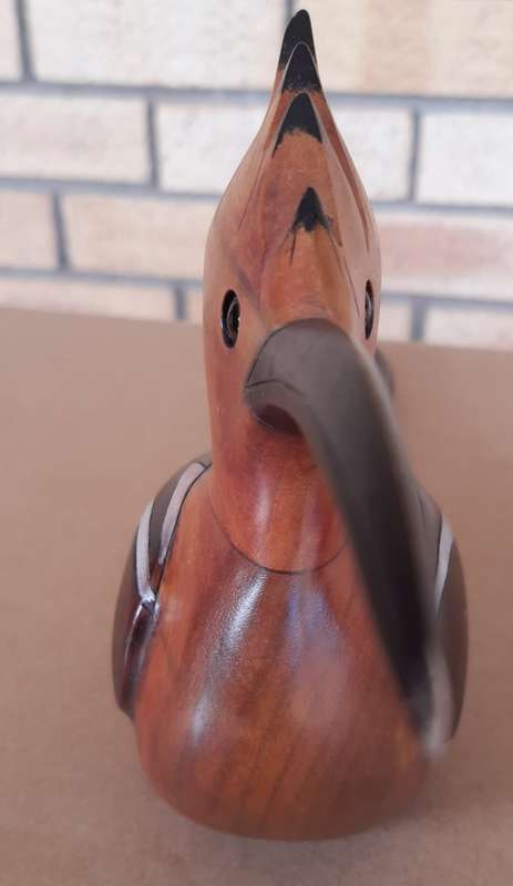 Collectable HOOPOE BIRD (Wood Carved and Hand Painted) #161