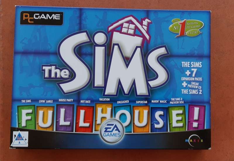 VINTAGE PC GAME - THE SIMS FULLHOUSE!